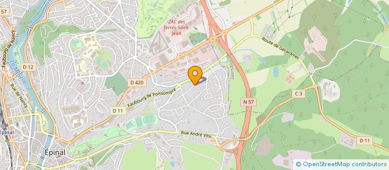 localisation de l'entreprise MONSIEUR METIN YILMAZ à EPINAL