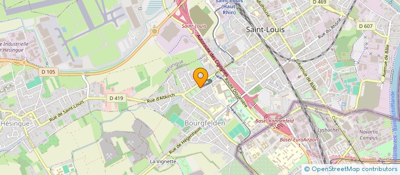 localisation de l'entreprise MONSIEUR METOGBE VINCENT AMOUSSOUGA  SAINT-LOUIS