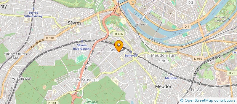 localisation de l'entreprise MONSIEUR MEUDON LECOMTE PLOMBIER à MEUDON