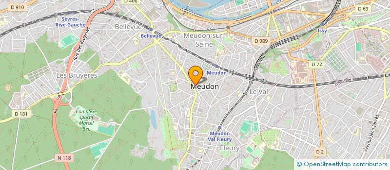 localisation de l'entreprise MONSIEUR MEUDON NUIT  MEUDON