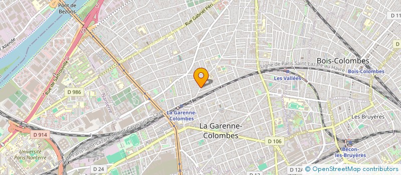 localisation de l'entreprise MONSIEUR MEVANLY KARAMOKO à COLOMBES