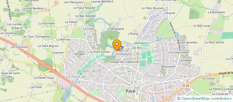 localisation de l'entreprise MONSIEUR MEVEN BLANDIN  ROSCANVEL