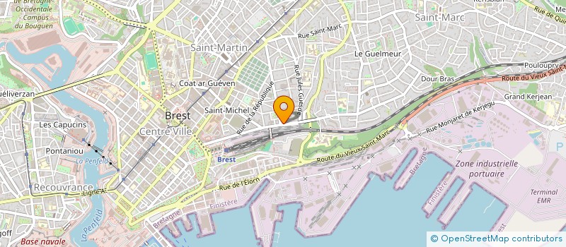 localisation de l'entreprise MONSIEUR MEVEN DUMONTIER à BREST