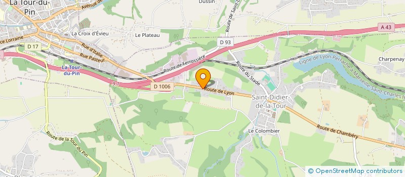 localisation de l'entreprise MONSIEUR MEVLIT ISIKSOY  SAINT-DIDIER-DE-LA-TOUR