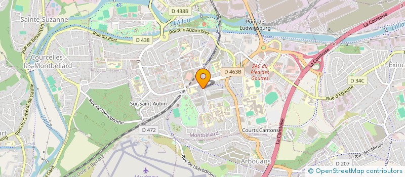 localisation de l'entreprise MONSIEUR MEVLUDIN CUSKIC  MONTBELIARD