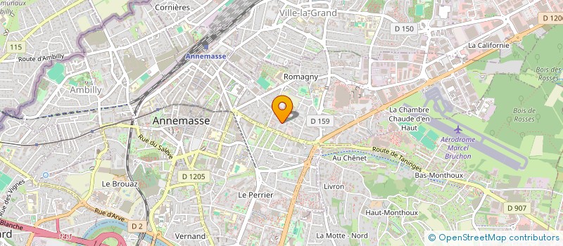 localisation de l'entreprise MONSIEUR MEVLUDIN HASANOVIC à ANNEMASSE