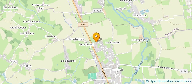 localisation de l'entreprise MONSIEUR MEVLUT CAVDAR  ATTIGNAT