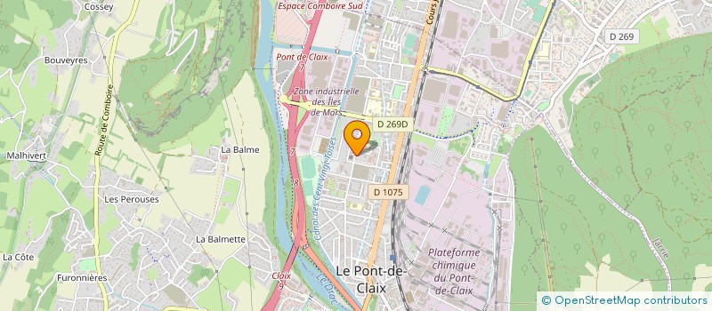 localisation de l'entreprise MONSIEUR MEVLUT DEMIR  LE PONT-DE-CLAIX