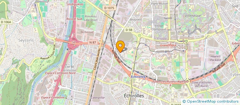 localisation de l'entreprise MONSIEUR MEVLUT DEMIR à ECHIROLLES