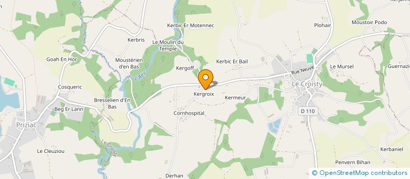 localisation de l'entreprise MONSIEUR MEVLUT ESER à LE CROISTY