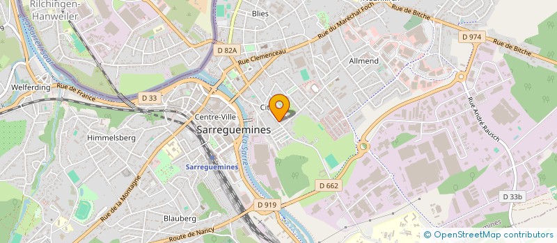 localisation de l'entreprise MONSIEUR MEVLUT KARALI  SARREGUEMINES