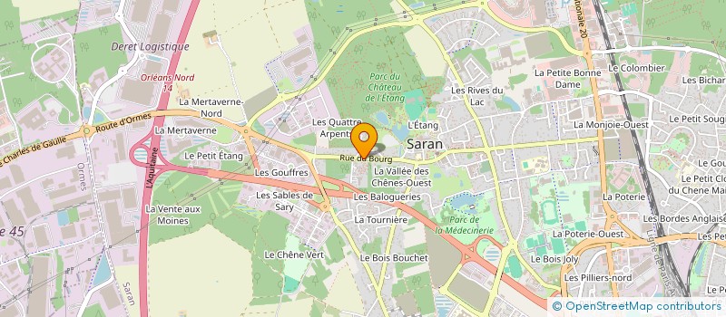 localisation de l'entreprise MONSIEUR MEVLUT MIZRAK à SARAN