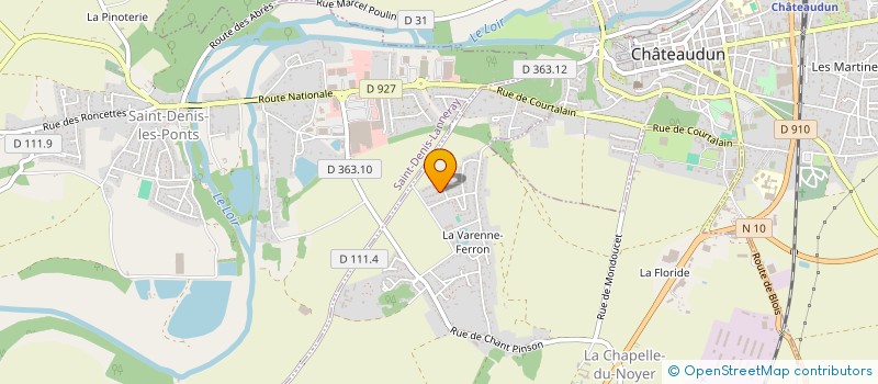 localisation de l'entreprise MONSIEUR MEVLUT OZUGUR à CHATEAUDUN