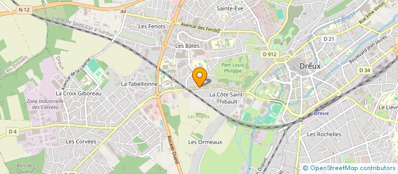localisation de l'entreprise MONSIEUR MEVLUT YILDIZ à DREUX