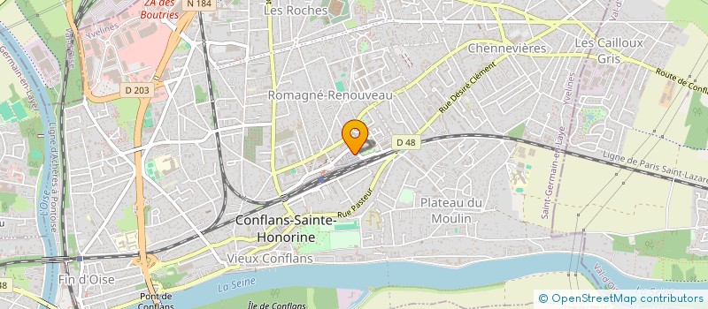 localisation de l'entreprise MONSIEUR MEWE KARAMOKO  CONFLANS-SAINTE-HONORINE