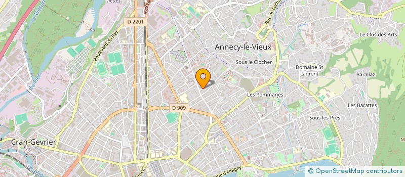 localisation de l'entreprise MONSIEUR MEXHID KACIU à ANNECY