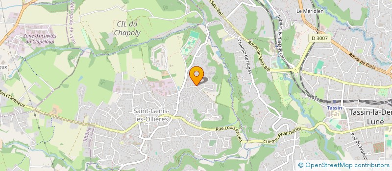 localisation de l'entreprise MONSIEUR MEYAD BOUIMA  SAINT-GENIS-LES-OLLIERES