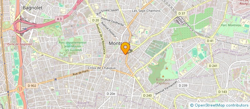 localisation de l'entreprise MONSIEUR MEYER-ABRAHAM LEVY à MONTREUIL