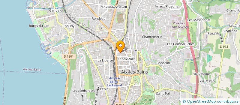 localisation de l'entreprise MONSIEUR MEYER AMAR à AIX-LES-BAINS