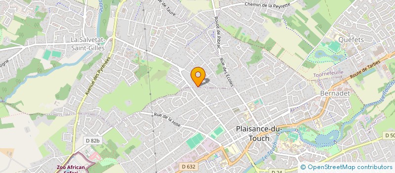 localisation de l'entreprise MONSIEUR MEYER BENICHOU  LA SALVETAT-SAINT-GILLES