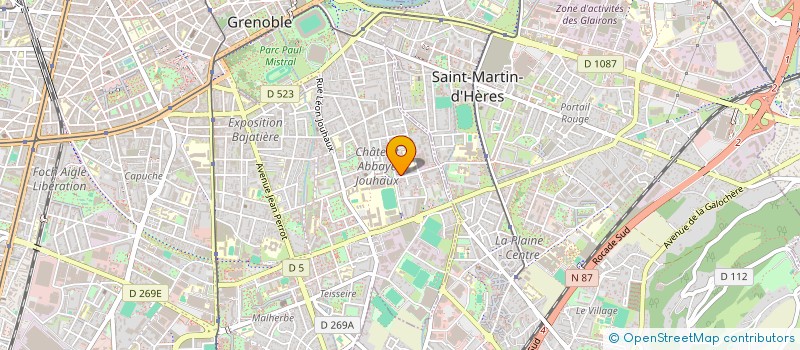 localisation de l'entreprise MONSIEUR MEYER HAGGEGE à GRENOBLE