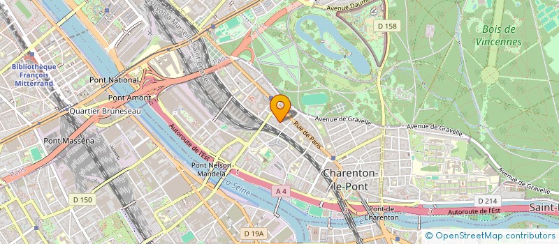 localisation de l'entreprise MONSIEUR MEYER HAOUZI  CHARENTON-LE-PONT