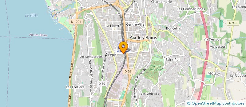 localisation de l'entreprise MONSIEUR MEYER SUISSA  AIX-LES-BAINS