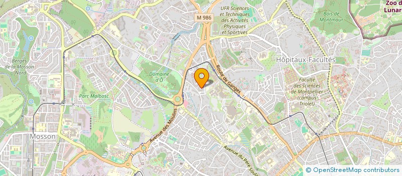 localisation de l'entreprise MONSIEUR MEZIANE BOUBADJOU à MONTPELLIER