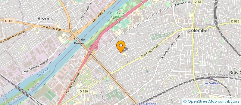 localisation de l'entreprise MONSIEUR MEZIANE BOUDRAA  COLOMBES