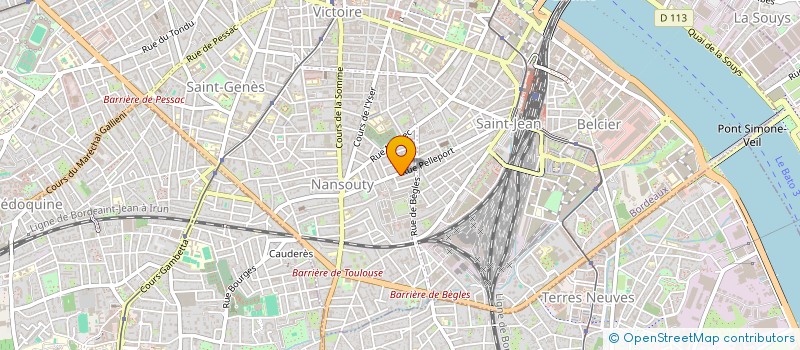 localisation de l'entreprise MONSIEUR MEZIANE BOUZERMA  BORDEAUX