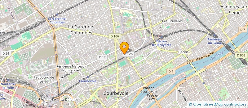 localisation de l'entreprise MONSIEUR MEZIANE GOUNANI à COURBEVOIE
