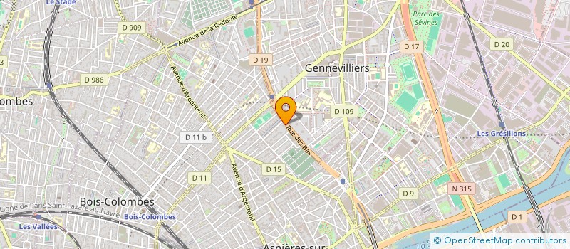 localisation de l'entreprise MONSIEUR MEZIANE GUERROT  ASNIERES-SUR-SEINE