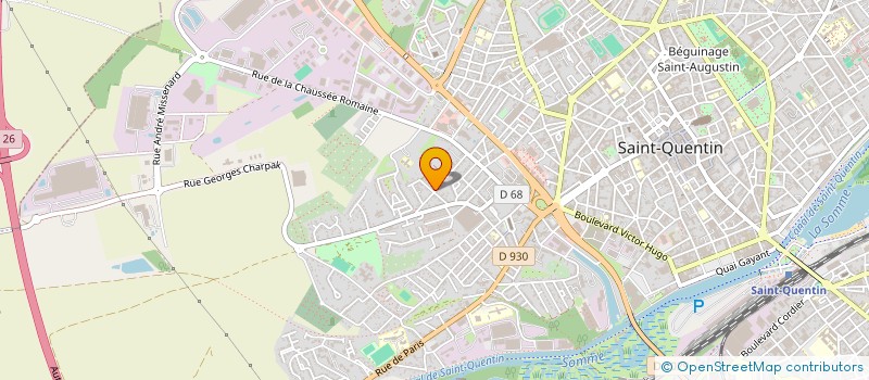 localisation de l'entreprise MONSIEUR MEZIANE REZGUI à SAINT-QUENTIN