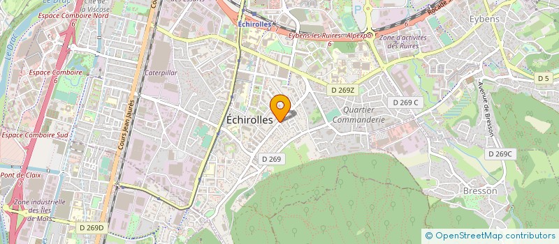 localisation de l'entreprise MONSIEUR MEZRI CHKIR à ECHIROLLES