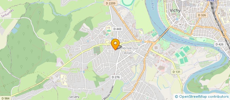 localisation de l'entreprise MONSIEUR MEZZIANE HAMMA  BELLERIVE-SUR-ALLIER