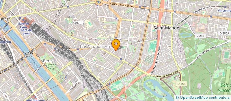 localisation de l'entreprise MONSIEUR MFUMU LUAMBA  PARIS