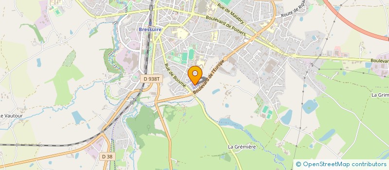 localisation de l'entreprise MONSIEUR MHADJI CHIONI à BRESSUIRE