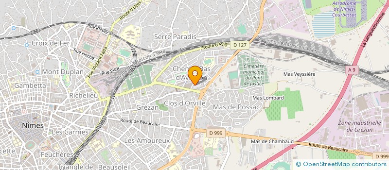 localisation de l'entreprise MONSIEUR MHALLA DRISS  NIMES