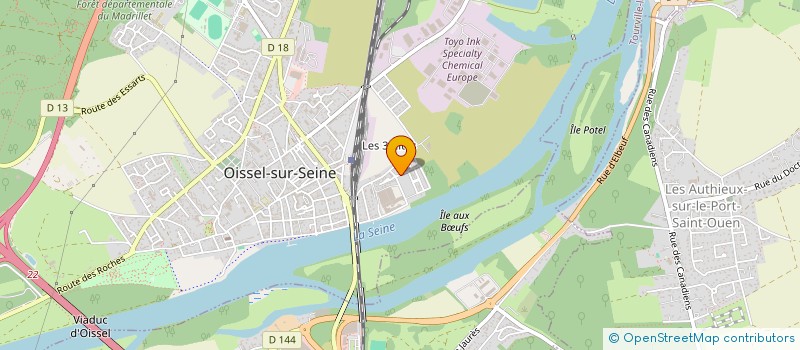 localisation de l'entreprise MONSIEUR MHAMAT BECHIR ABDELKARIM  OISSEL