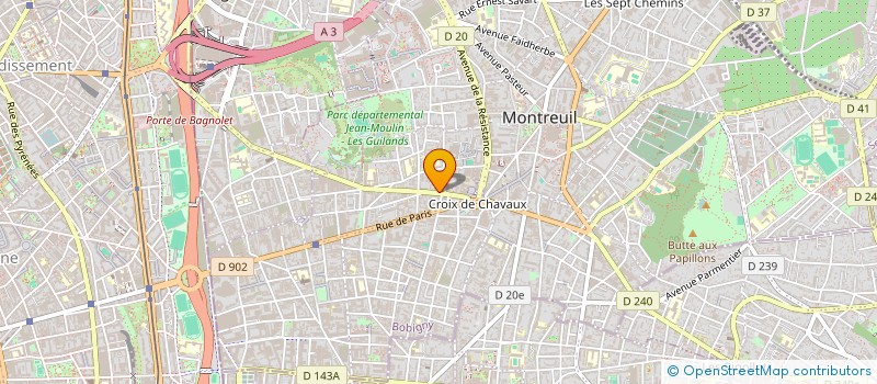 localisation de l'entreprise MONSIEUR MHAMED BEN ATIGUE à MONTREUIL