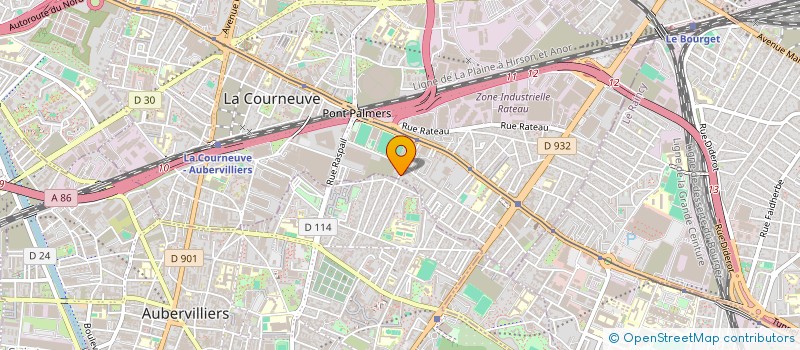 localisation de l'entreprise MONSIEUR MHAMED BENGHANIA à LA COURNEUVE