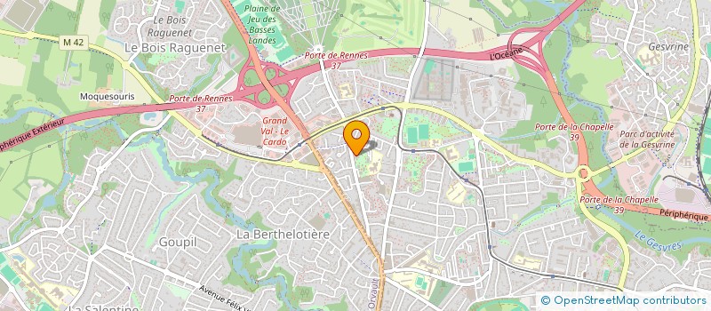 localisation de l'entreprise MONSIEUR MHAMED BOUDALI  NANTES