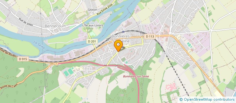 localisation de l'entreprise MONSIEUR MHAMED CHAFA  BONNIERES-SUR-SEINE