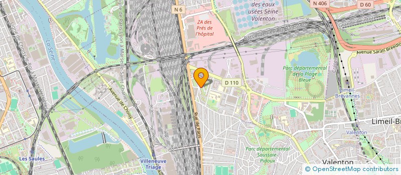 localisation de l'entreprise MONSIEUR MHAMED DJELAL  VILLENEUVE ST GEORGES