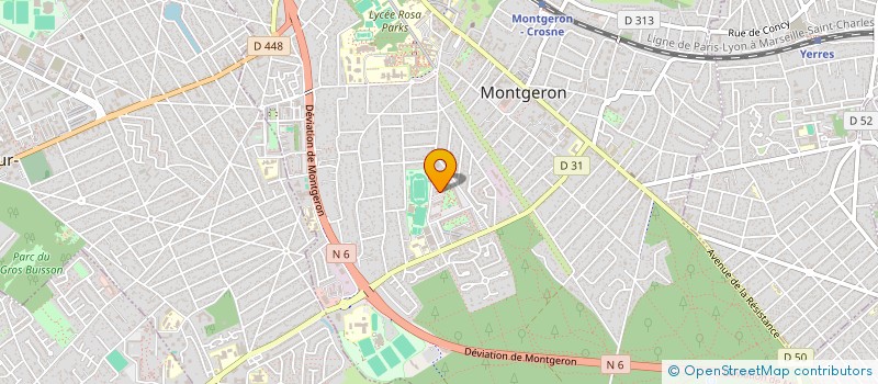 localisation de l'entreprise MONSIEUR MHAMED EL HAMSS à MONTGERON