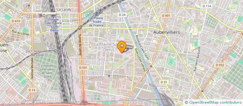 localisation de l'entreprise MONSIEUR MHAMED HAMCHA  AUBERVILLIERS