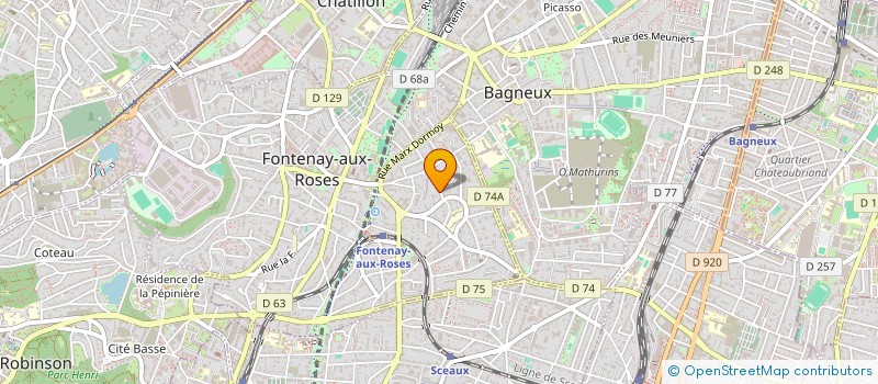 localisation de l'entreprise MONSIEUR MHAMED HASSROUF  FONTENAY-AUX-ROSES