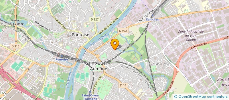 localisation de l'entreprise MONSIEUR MHAMED HELLAL  SAINT-OUEN-L'AUMONE