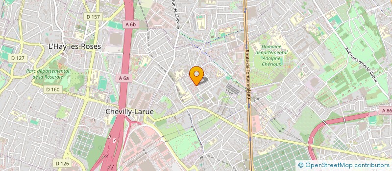 localisation de l'entreprise MONSIEUR MHAMED MADANI  CHEVILLY-LARUE