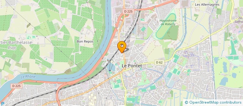 localisation de l'entreprise MONSIEUR MHAMED MALIH AYAD  LE PONTET